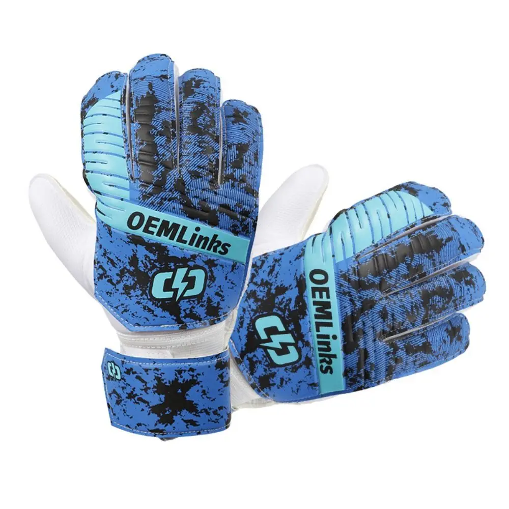 Guantes de fútbol resistentes al desgaste, guantes de entrenamiento de portero de látex antideslizantes, excelentes guantes de portero 6-10, entrenamiento de fútbol