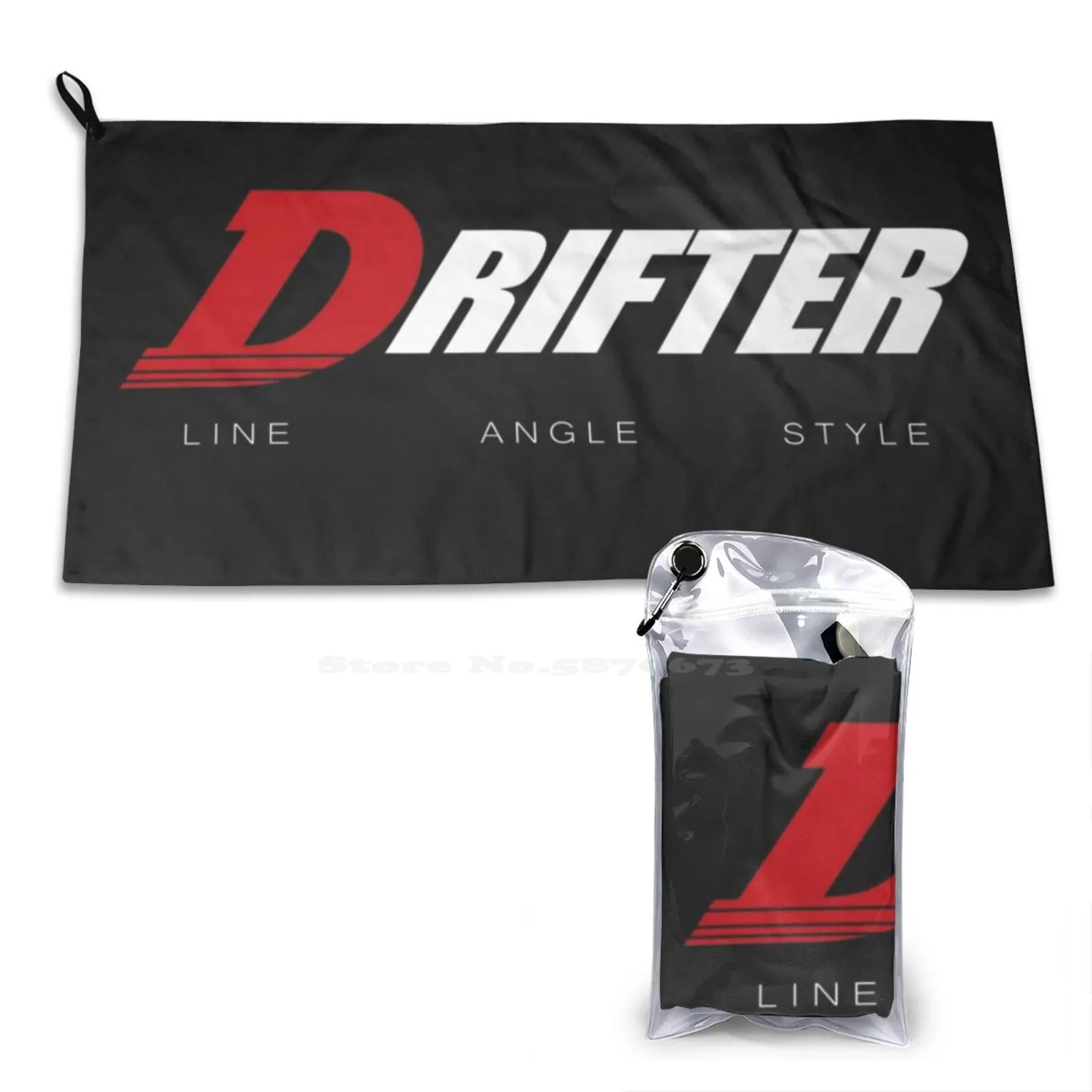 Drifter-Initial D Style Drifting-Line , Angle Superfine Fiber Bathroom Towels Washcloth Formula Drifting Masters Grand Prix Jdm