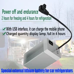 Alpicool Car Refrigerator Built-in Lithium Battery 15600mAh Removable Battery For TA/TAW/TS/TW/TWW/P8/CX Car Home Outdoor Fridge