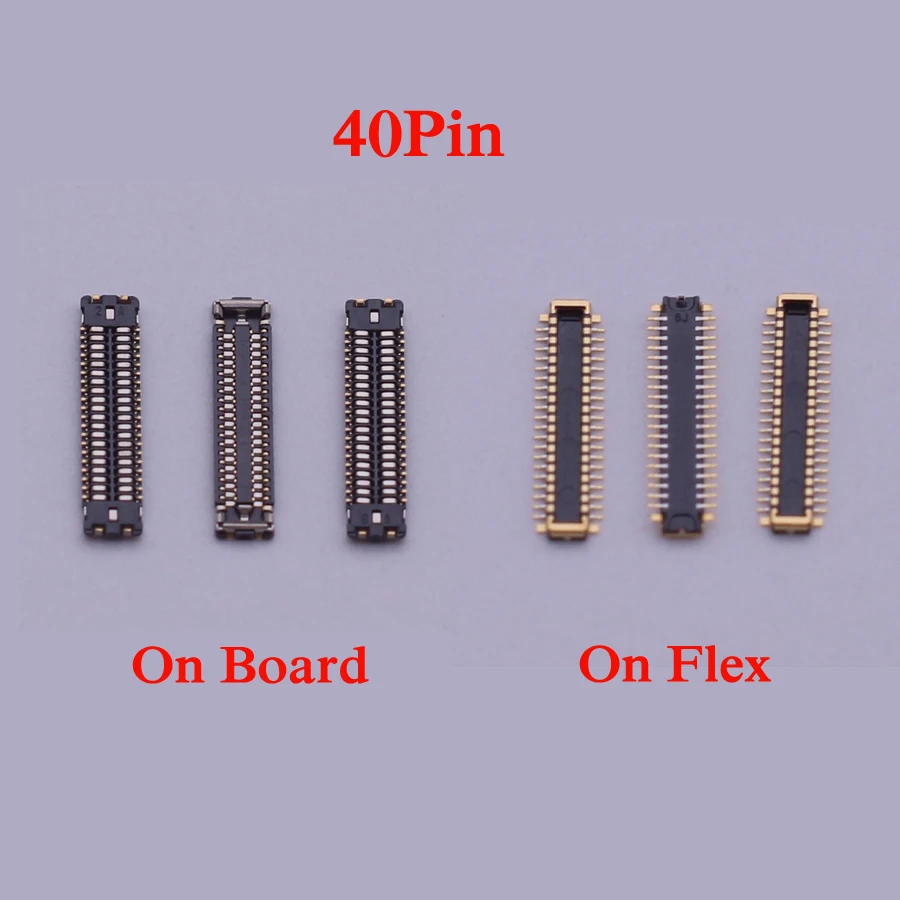 5-20Pcs For Samsung Galaxy A04 A045 A05 A055 Plug On Board LCD Display Screen Flex FPC Connector 40Pin