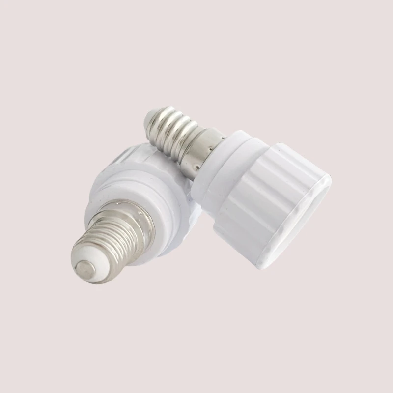 E17 ถึง GU10 อะแดปเตอร์ E17 สกรู GU10 ดาบปลายปืนฐานอะแดปเตอร์แปลงสำหรับหลอดไฟ อะแดปเตอร์ฐานแสง เซรามิคตัวแปลง