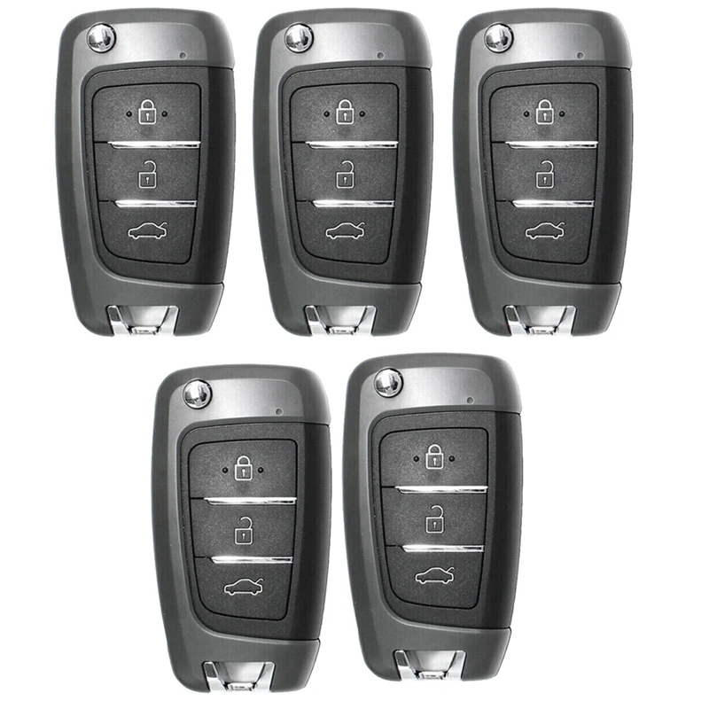 NEW-5Pcs/Lot KEYDIY NB25 Universal 3 Button KD Remote Car Key For KD900/KD-X2 KD MINI/ KD-MAX For Hyundai Style