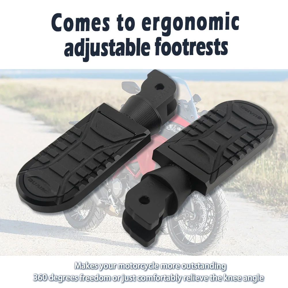 

Для Ducati Hypermotard 950 RVE SP мотоциклетная передняя и задняя подставка для ног, регулируемые на 360 градусов подножки, вращающиеся подножки 2019-21