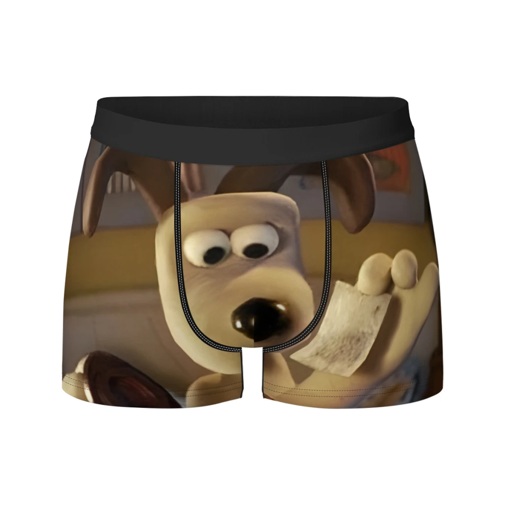 

Kawaii Cute Gromit Breathable milk Silk Boyshorts Elastic Men's Underwear 3D Boxer Shorts Boxer Briefs