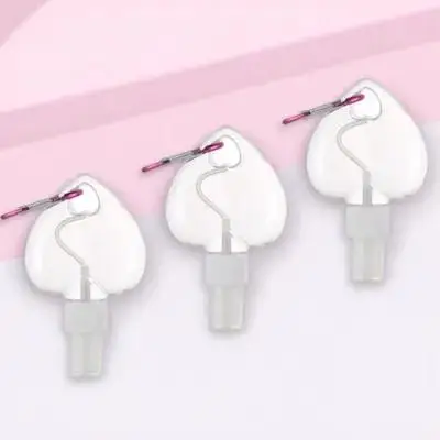 3pcs Heart Shape Spray Leakproof Sub Bottles Reusable Travel Perfume Dispensers Empty Refillable Mist Bottles For