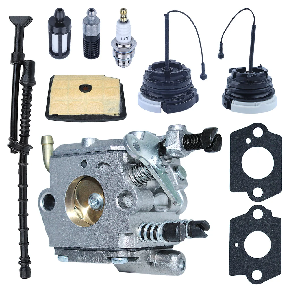 Carburateur avec filtre à air et tuyau de carburant, pour tronçonneuse Stihl MS200 MS200T 020T 020