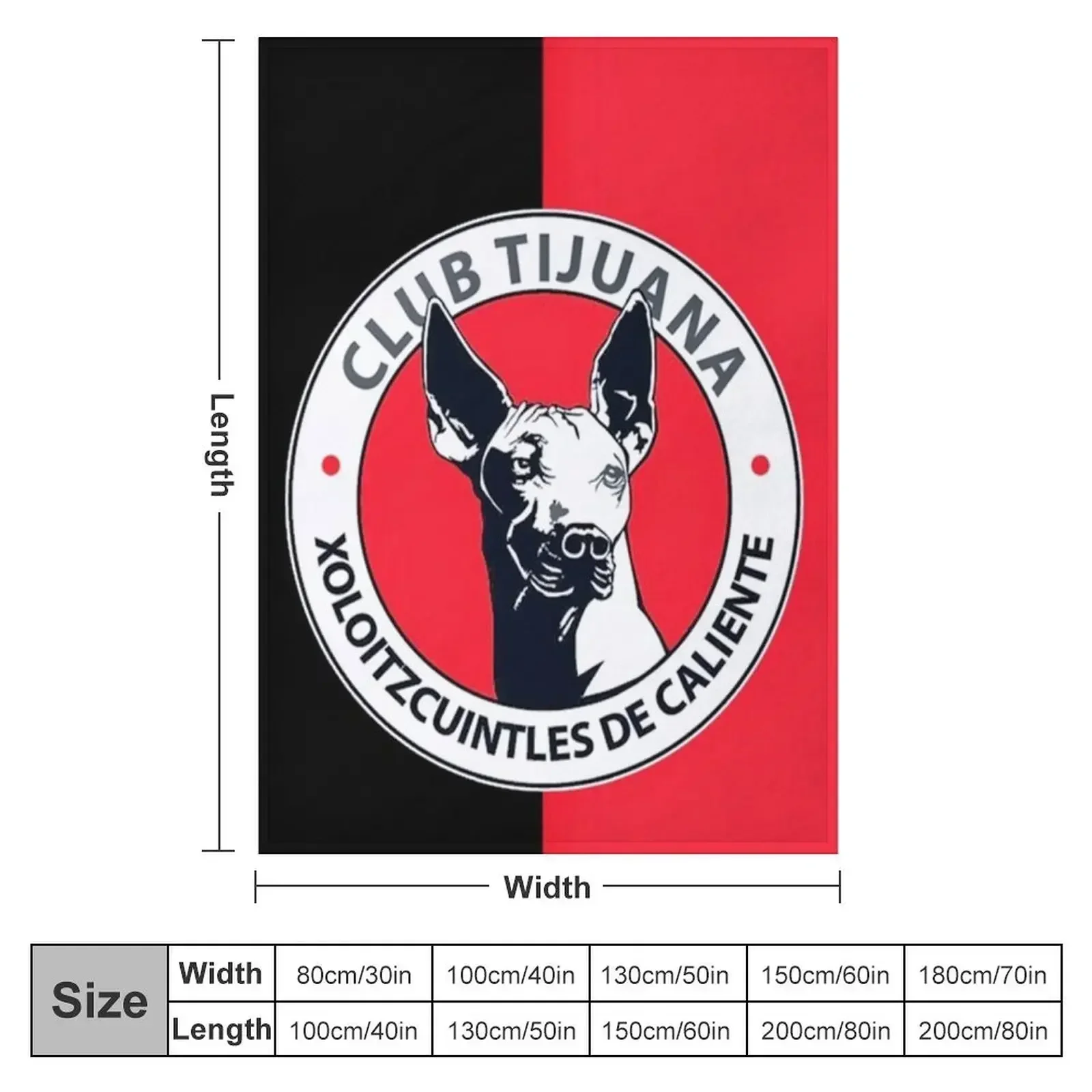 Tijuana FC Throw Blanket Soft Beds Bed linens Luxury Designer Blankets