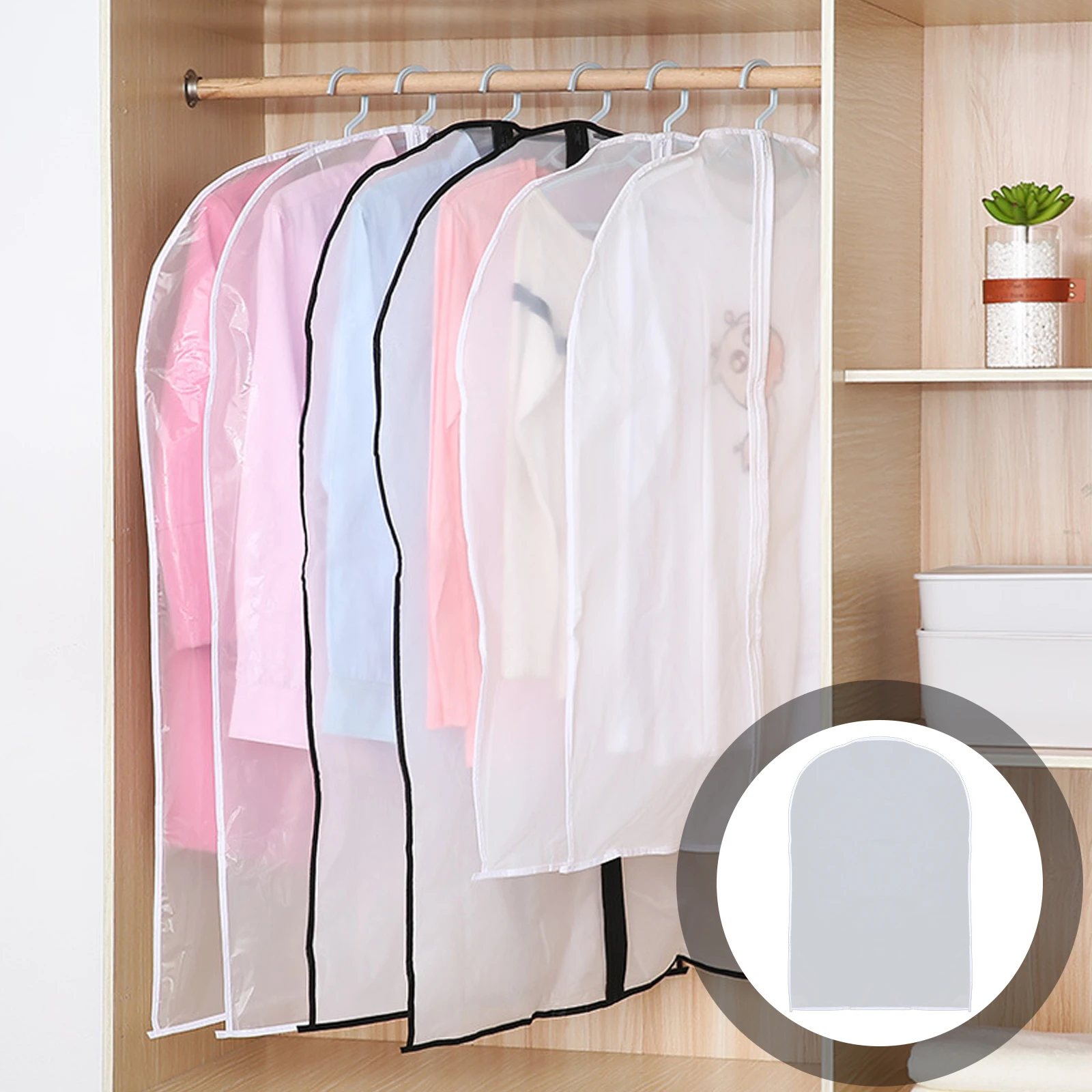 

5 Pcs Extra Large Laundry Bags Dust Reusable Clothing Protector Costume Storage Man