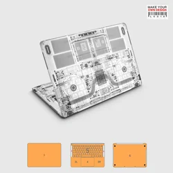 8K002 Colorful skin sticker for Macbook AIR 13 2018 2019 2020 M1 M2 M3 AIR 15 M2 M3 Full Wray Sticker skin screen protector