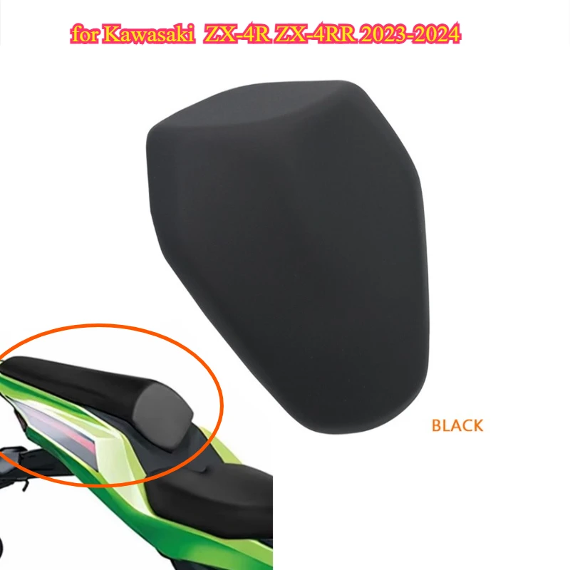 

Motorcycle Rear Passenger Seat Pillion Rider Rear Passenger Cushion Seat for Kawasaki ZX-4R ZX-4RR 2023-2024
