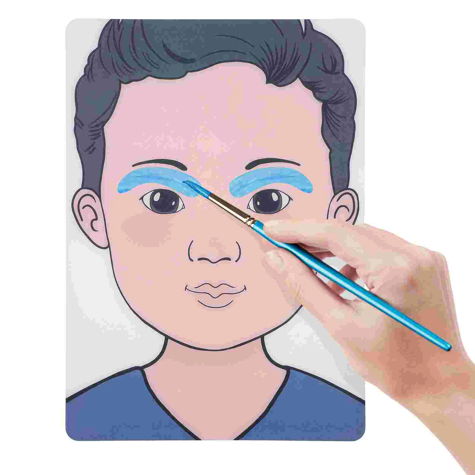 Makeup Practice Board Template Eyelid Face Plastic for Beginner Starter
