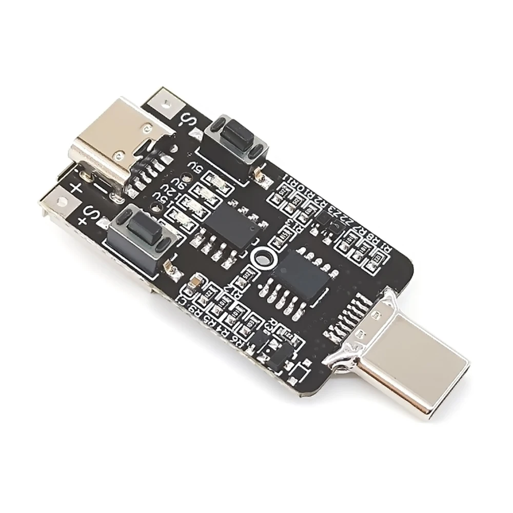 100W 5A USB Type-C QC Decoy Trigger Board PD 2.0 3.0 Adapter wyzwalacza Kabel połączenia Polling Detector 5V 9V 12V 15V 20V Wyjście