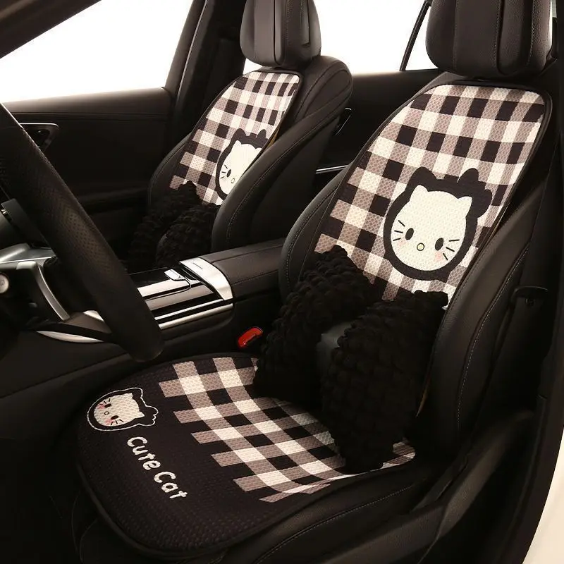 

Hello Kitty Car Seat Covers interior Automobiles Seats Cover Mats Auto Seat-Cover Cushion Protector Chair Pads Accessories