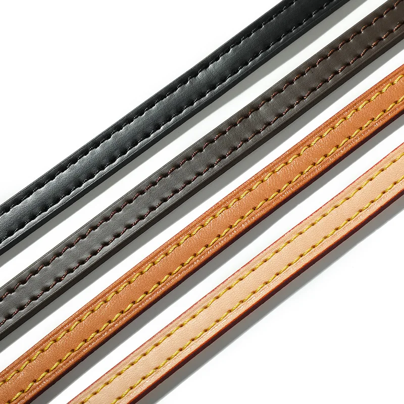 Ceinture en cuir tanné végétal pour femme, sangles lancées, ceinture en cuir véritable, remplacement de bande, sac à main femme, poignée de sac à