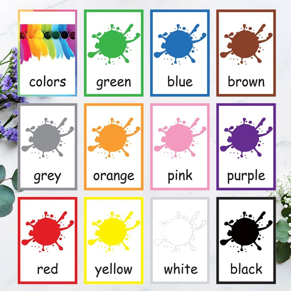 Englische Wort-Wörter-Lernkarte, 12 Blatt, frühes Lernspielzeug, Alphabetisierung, lustiges Spiel, Kinder, Rechtschreibung, Puzzle-Fähigkeiten