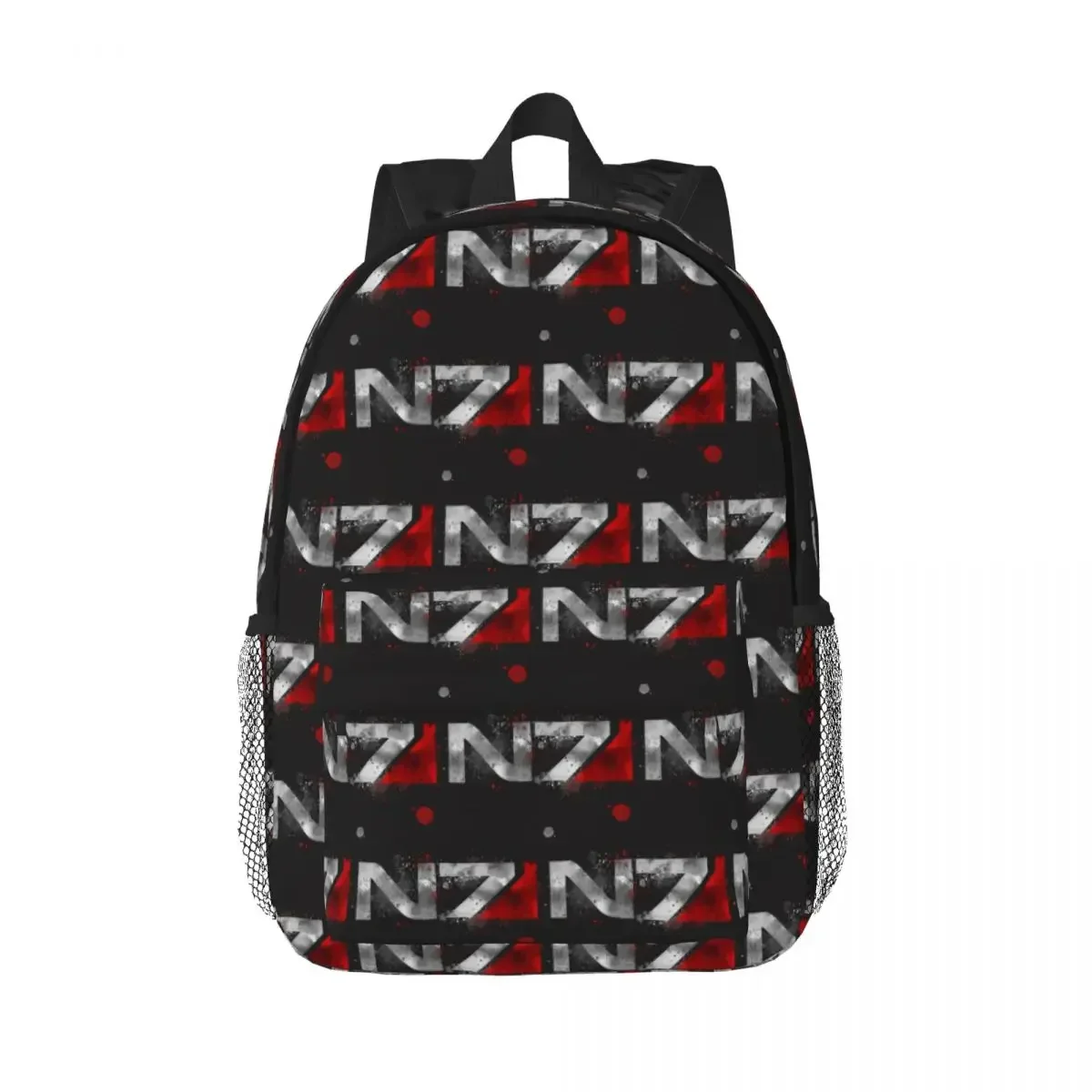 

N7 Mass Effect Emblem Рюкзак Лидер продаж Рюкзак большой емкости для мальчиков и девочек BookBag Сумки на плечо для мужчин, женщин, детей, школьная сумка