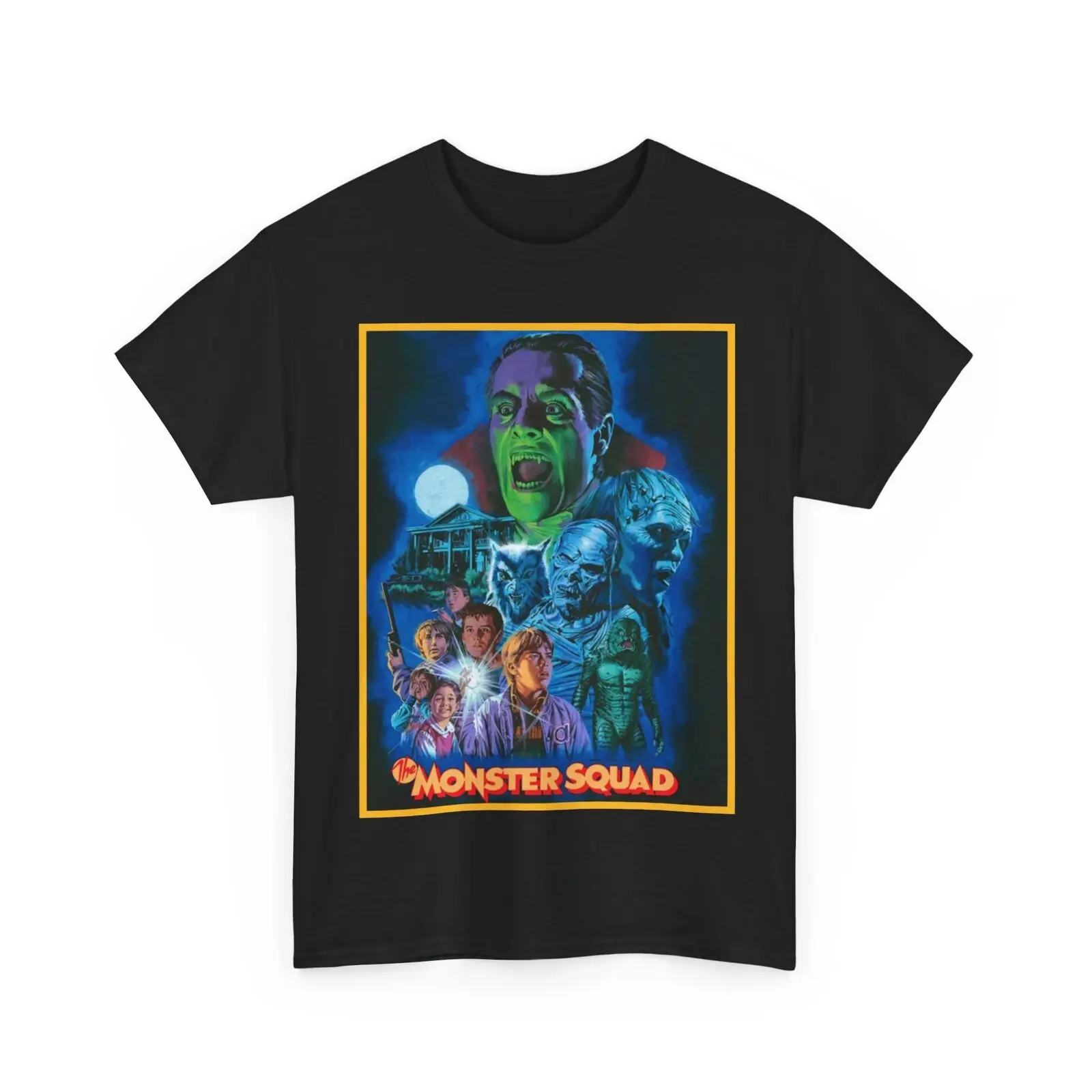 Monster Squad Movie Fitted T Shirt Unisex Heavy Cotton Tee