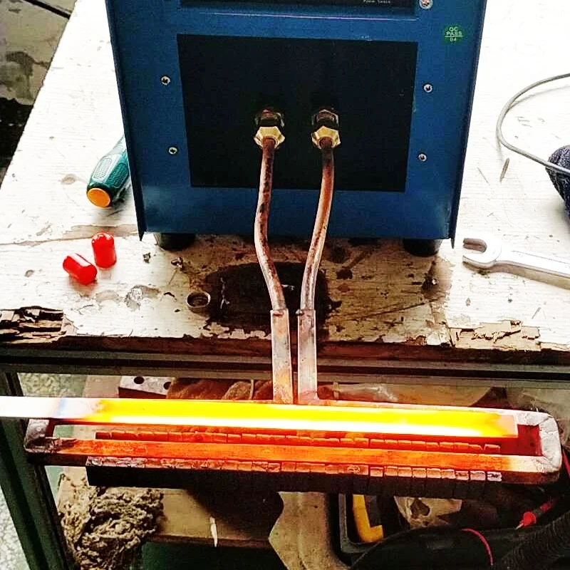 ماكينة تسخين حثي عالية التردد 50 كيلو وات، ماكينة تبريد CNC عالية التردد، وفرن نقل الحرارة