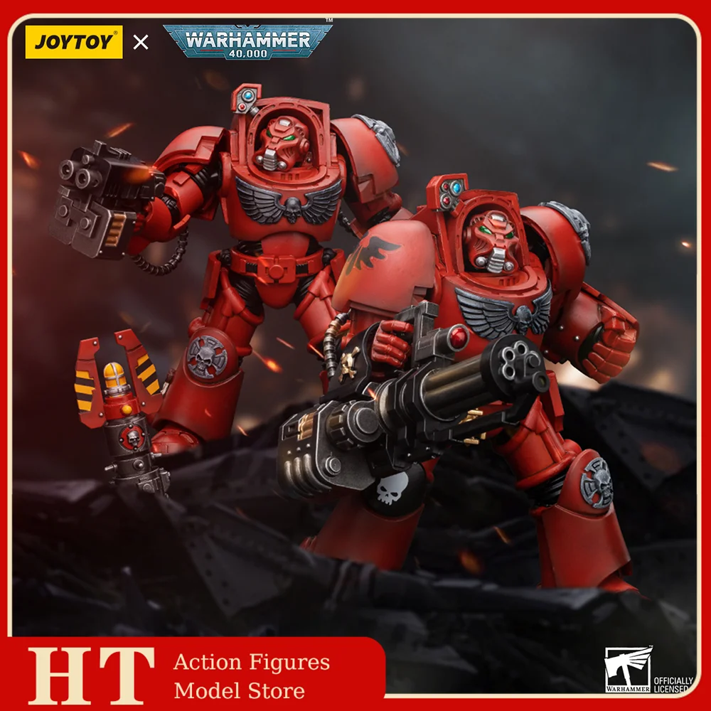 Original JOYTOY Warhammer 40K JT5871 JT5949 1/18 Scale Holy Blood Angel Terminator Legion Full Set 14.3cm Action Body In Stock