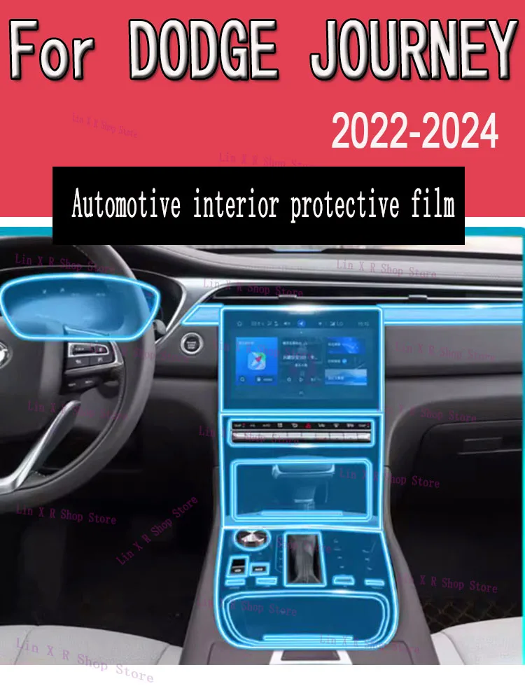 

For DODGE JOURNEY 2022-2024 Car Panel Film Dashboard Protective Sticker Interior Anti-Scratch Film Accessories