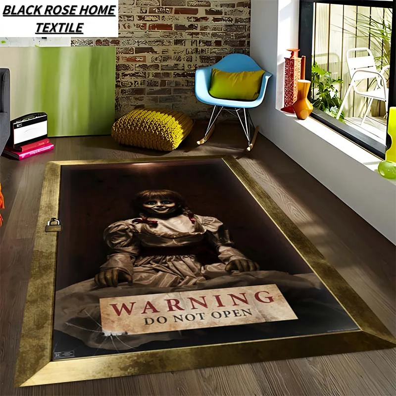 

20 Styles Horror Movie Annabelles Carpet Home Travel Essential Portable Camping Mat Children's Games Anti slip Rug Birthday Gift