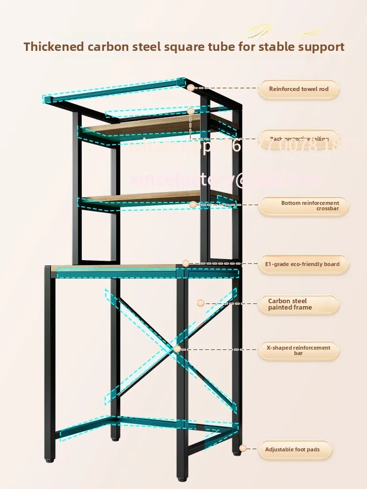 حامل مناديل حمام قابل للتخصيص، حامل تخزين را، مثبت على الأرض من الفولاذ الكربوني، 3 طبقات، شرفة غرفة الغسيل فوق منظم المرحاض