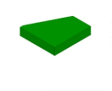 *LEFT FLAT TILE 2x2 * D173A 50 pcs DIY   block brick part No.  Compatible With Other Assembles Particles