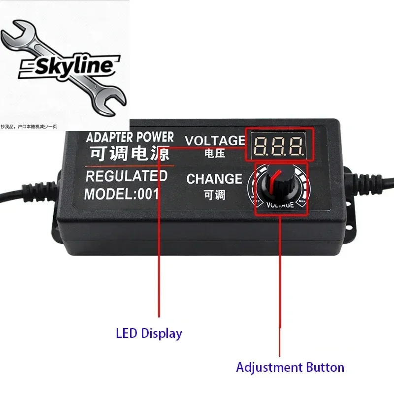 Adjustable AC To DC Power Supply AC 110V 220V To DC 3V 5V 6V 9V 12V 15V 18V 24V 1A 2A 3A 5A Power Supply Adapter Home Appliance