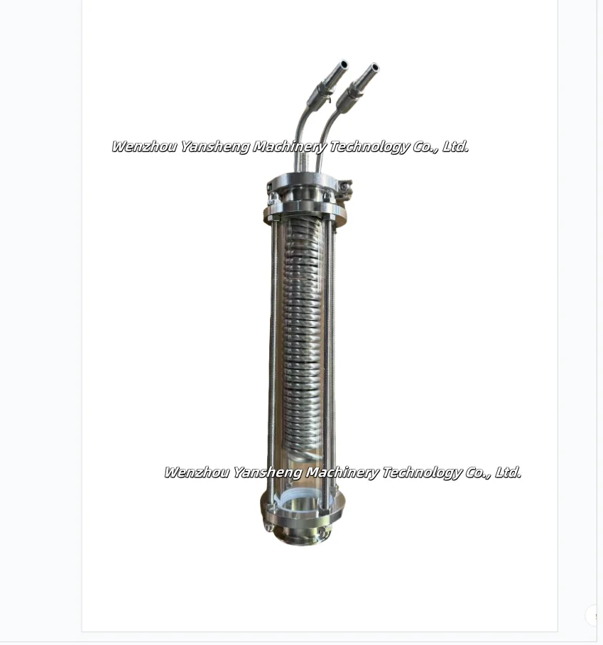 High quality stainless steel glass 2 inch cooling coil distillation tower view 2