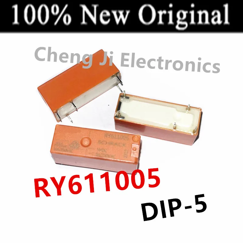 5PCS/Lot   RY611005 、RY611012 、RY611024   DIP-5   New original universal power relay  1-1393225-7 、1-1393225-9 、2-1393225-1