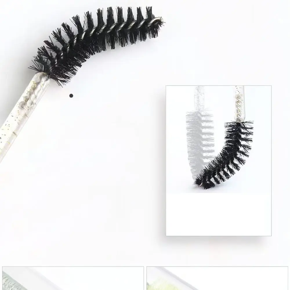 Portable Eyelash Wand Tube With Glitter Diamond Handle Professional Mascara Applicator Makeup Tool For Beauty Routine