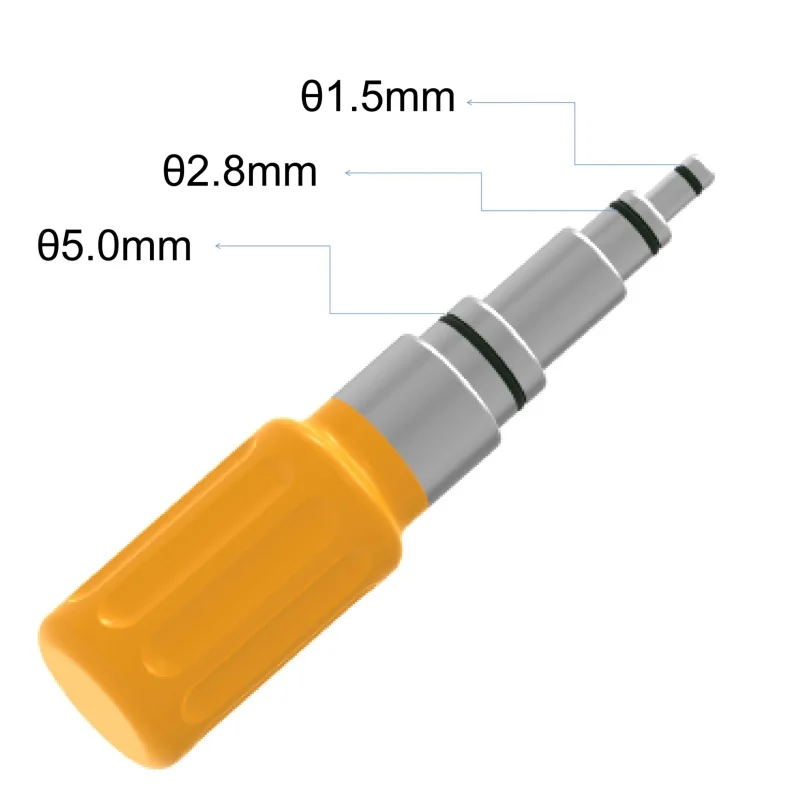 Dental 3-in-1 Implant Sleeve Installation Carrier Stainless Steel Guide Sleeve Placement Tool For All Implant Guide Systems