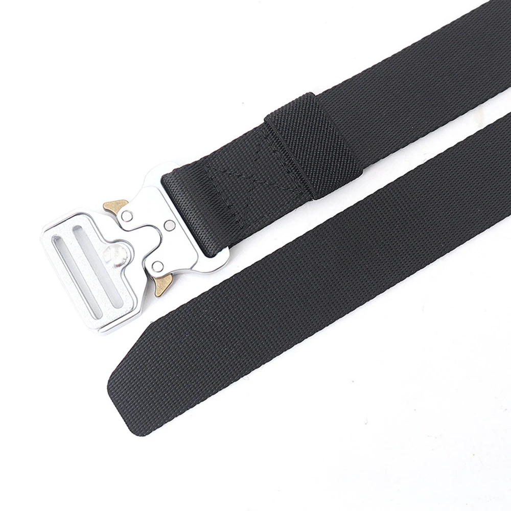 3,2cm Taktischer Gürtel für Männer Militärqualität Nylon Schnellverschluss Robuster Outdoor-Wandergürtel mit Legierungsschnalle – Detail 12