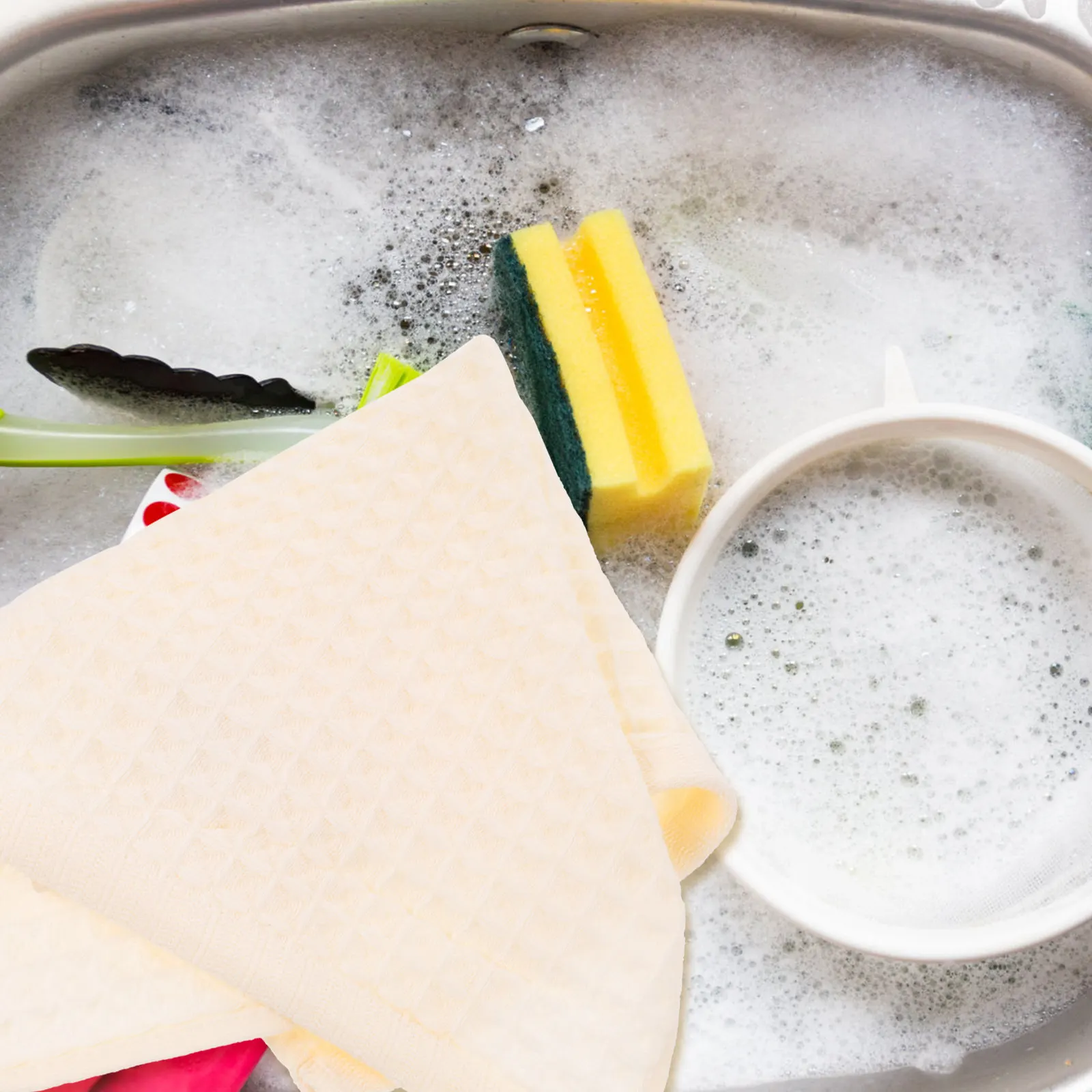 

Набор из 6 кухонных полотенец: мягкие вафельные хлопковые полотенца для спа, ванной, лица и рук, быстросохнущие, без ворса, универсальные для ванной комнаты