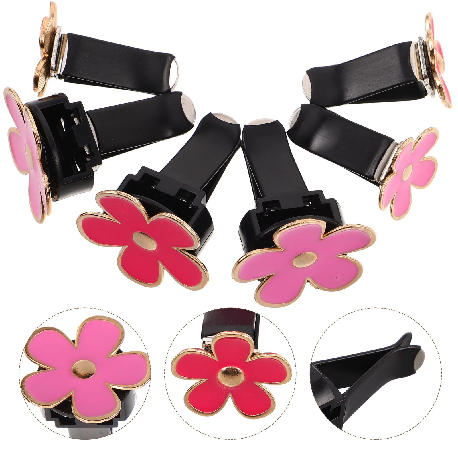 

1 Set Car Perfume Vent Clips Cute Daisy Design Floral Air Vent Clip For Women Car Fresheners Essential Oil Diffuser Vehicle