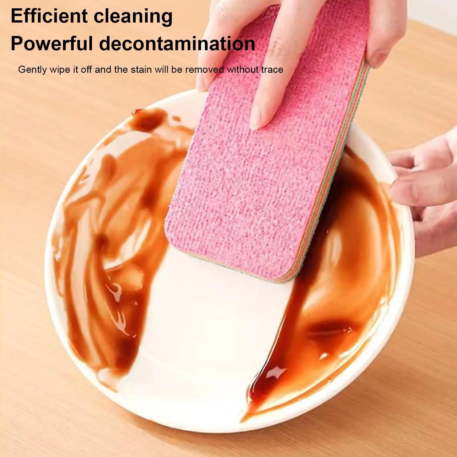 Microfiber Tearable Rag Useful Things For Household Kitchen Utensils Cleaning Cloth Goods Dishcloth Scouring Pad Towels