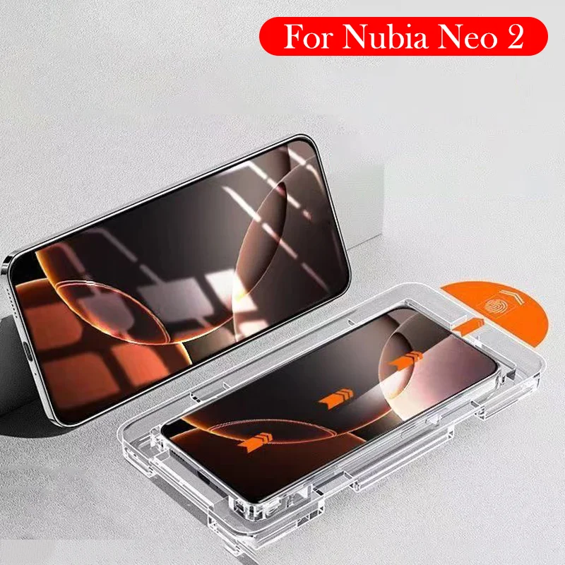 

2PC Tempered Glass For Nubia Neo 2 Dust-free Installation Film Screen Protector for NUBIA NEO 2 5g