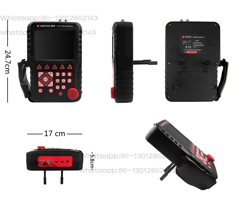 Ultrasonic flaw detector Digital portable metal internal weld non-destructive testing defect test block MUT520B