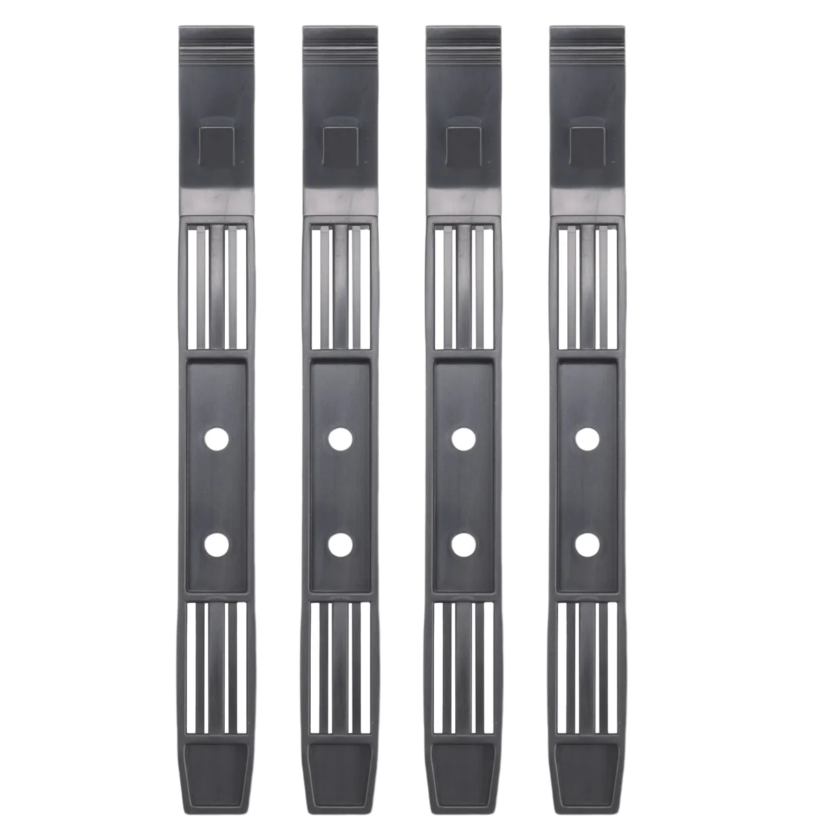 A72Z 2 Pair Hard Drive Rails Chassis Cage Accessories Drive Bay Slider Plastic Rails for 3.5 to 5.25 Hard Drive Tray