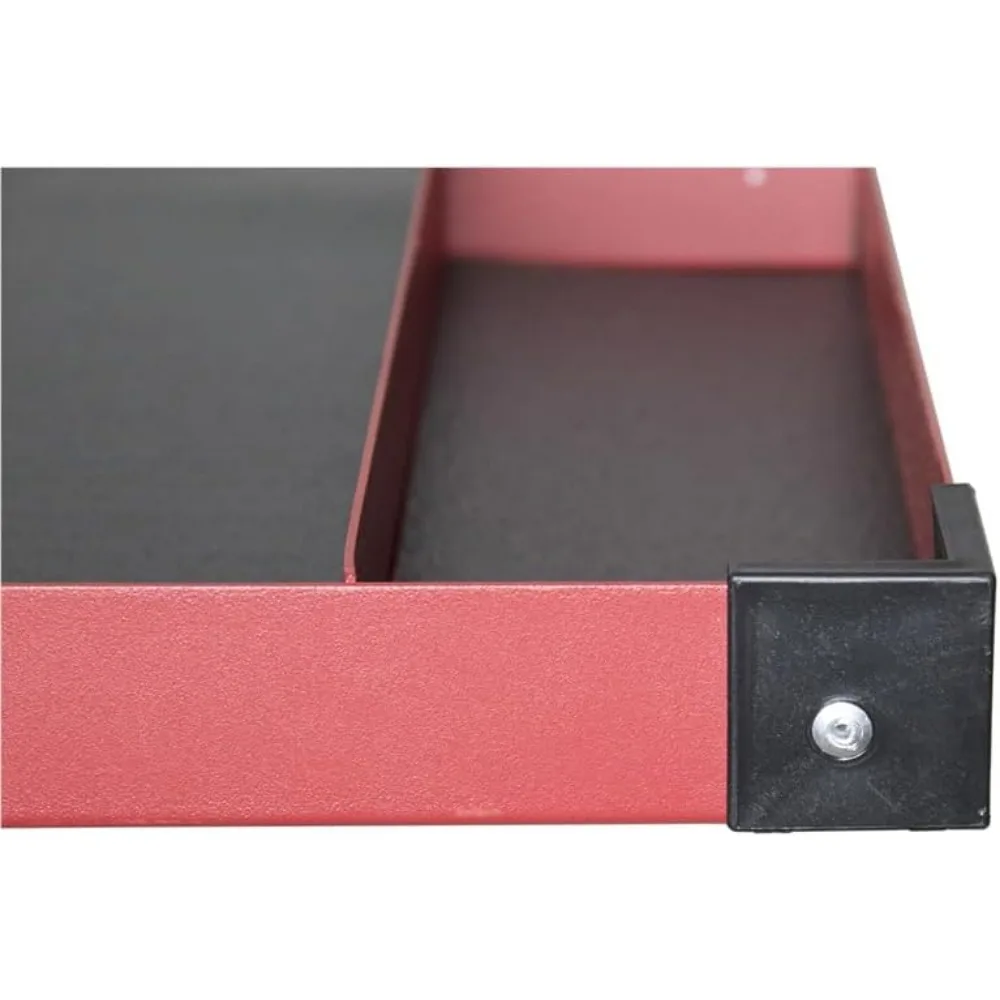 Adjustable Portable Work Table with Drawer for Garages and Repair Shops, DIY Friendly, Swivel Wheels for Easy Movement