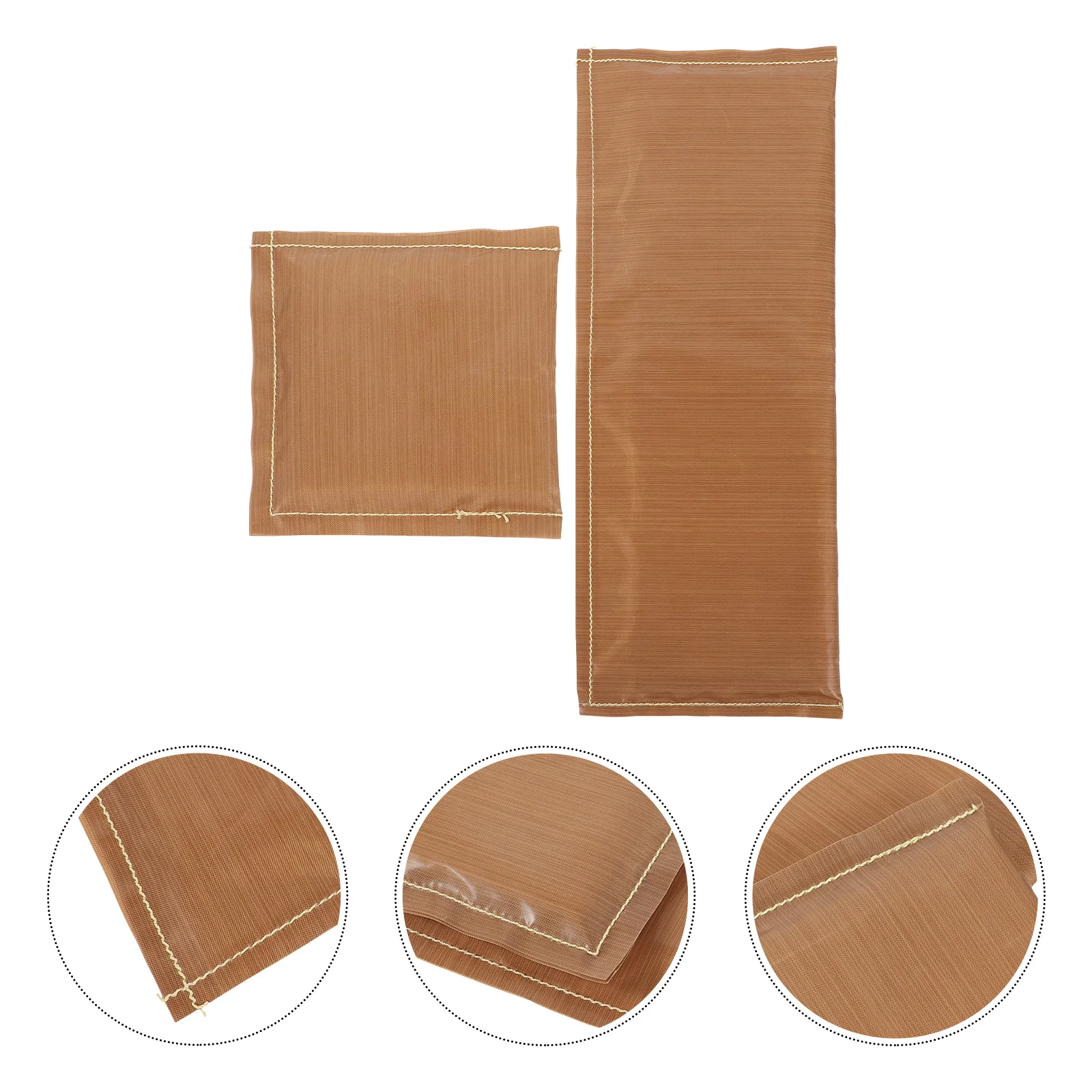 

2Pcs Heat Press Pillow Durable Cotton Fiber Transfer Mat Heat Resistant for Vinyl Ironing Projects Pressing Pad