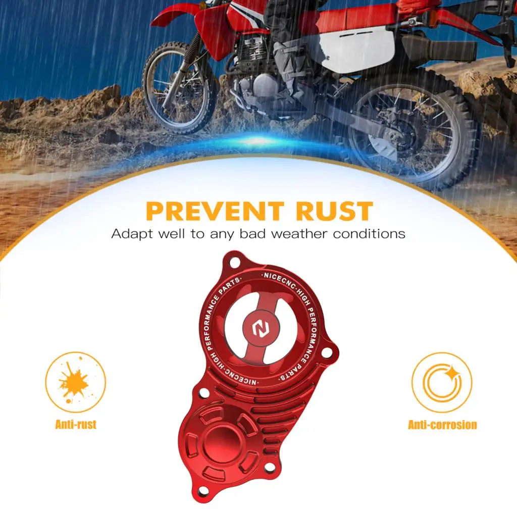 NICECNC لهوندا XR650R XR 650 R 2000-2007 2006 2005 2004 2003 2002 2001 دراجة نارية فلتر زيت غطاء تغليف CNC الخام الألومنيوم