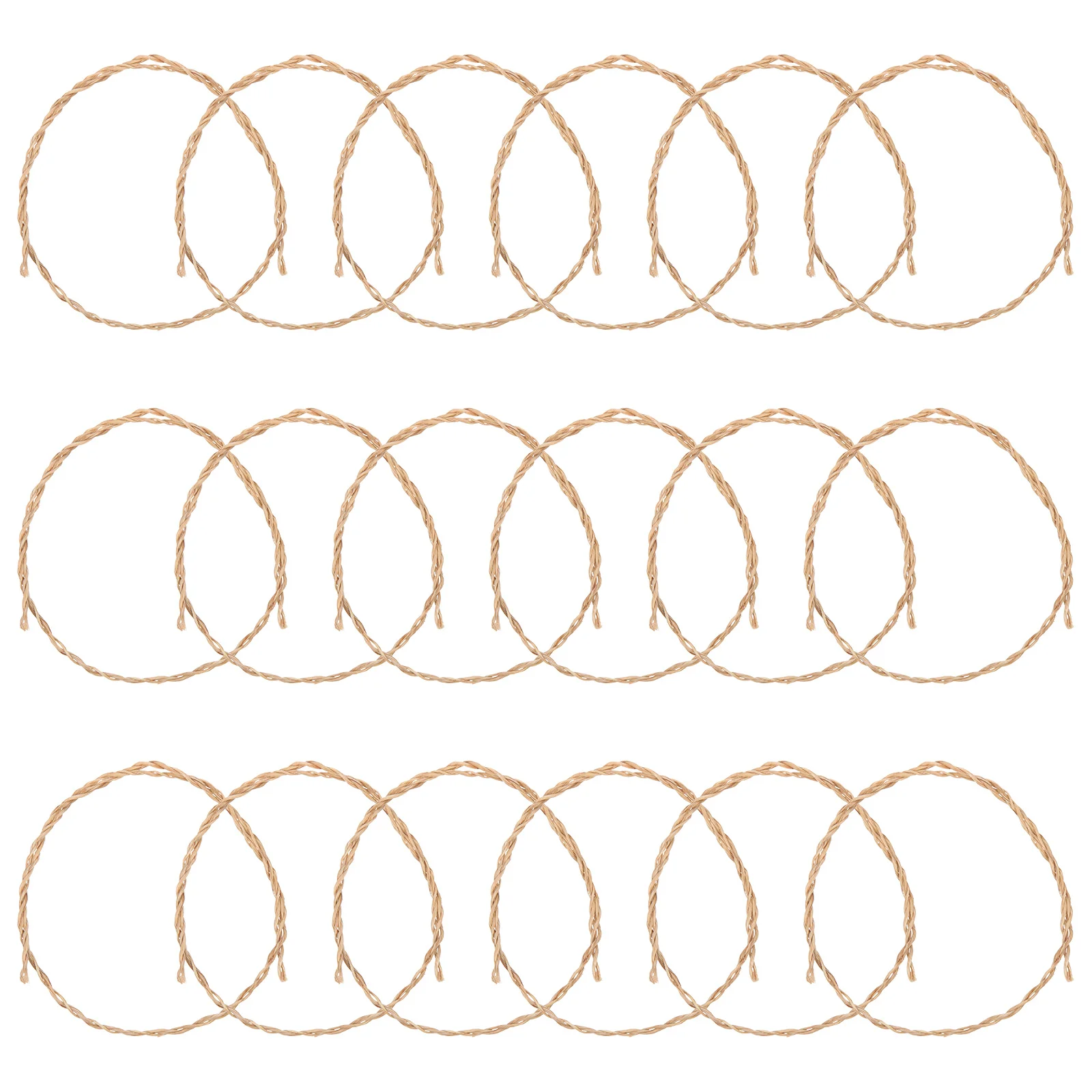 

100pcs Food Butcher Twine Hemp Cord For Cooking Meat Sausage Ham Trussing Baking Kitchen String Craft Garden Rope