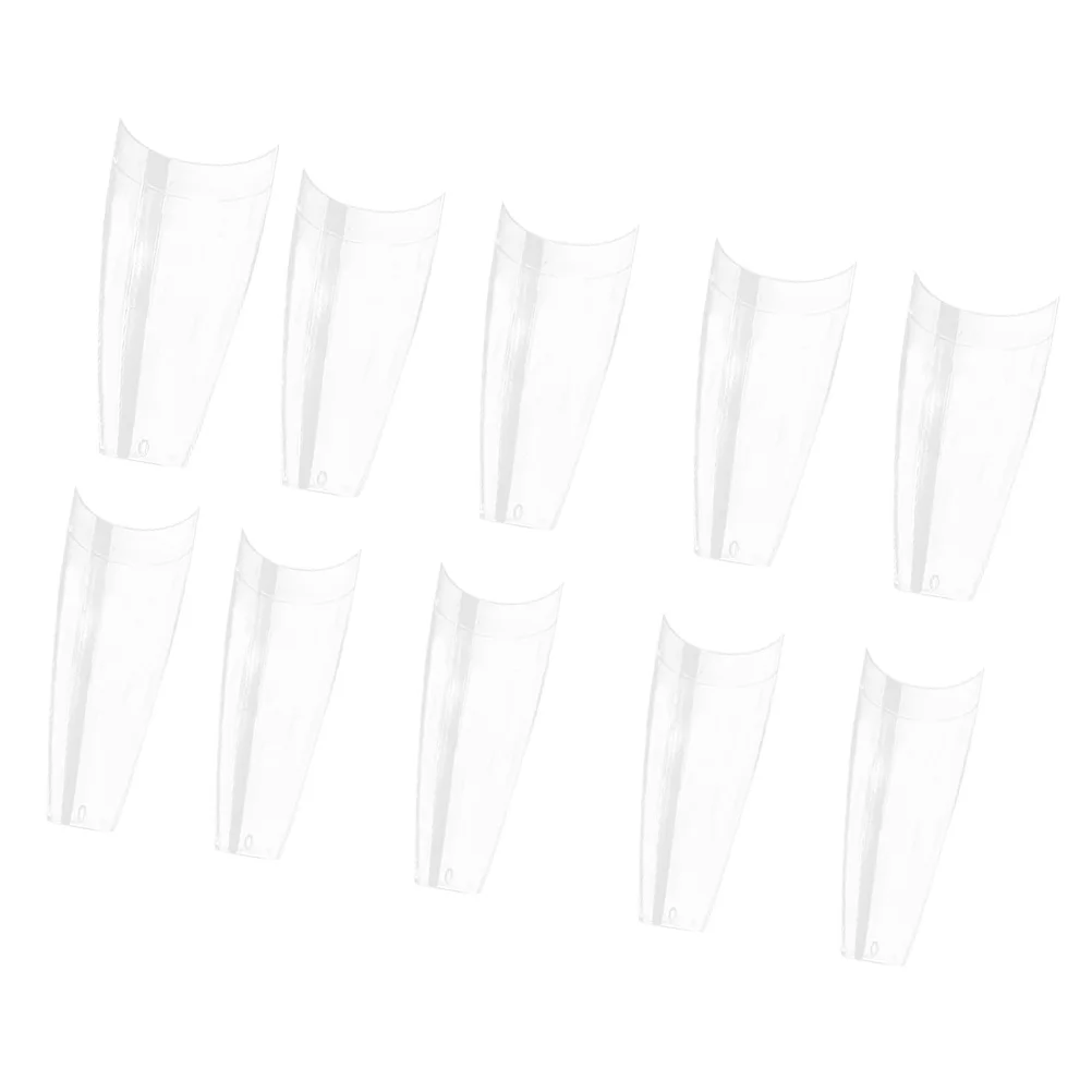 

500pcs French Shape Art Decals Fake Pieces Durable Artificial Nails Decor Extension Nail Stickers Women Manicures T-Type