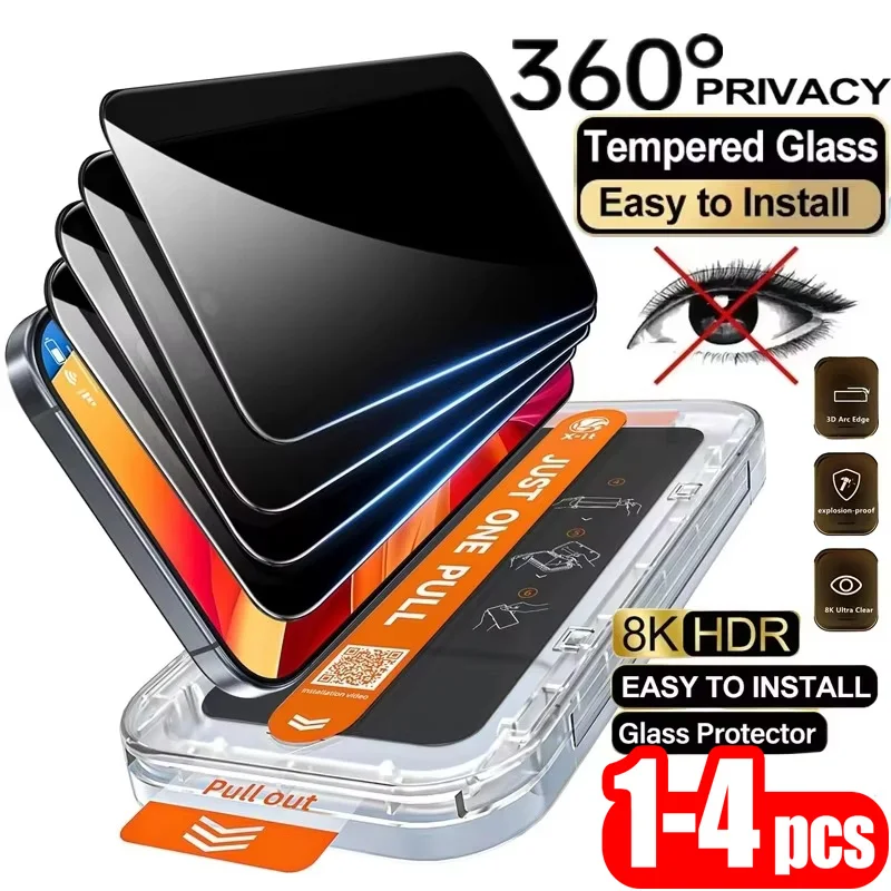 

Easy Install Screen Protector For Xiaomi 15T Pro Xiaomi 14T 13T 12T 11T Pro Mi 14 13 11 12 10T Lite 10i 11i 11x Anti-Spy Glass