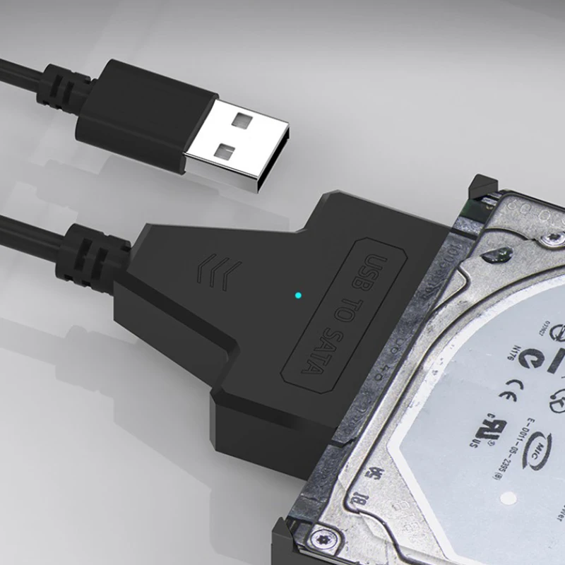 SATA naar USB 3.0 / 2.0 kabeladapter tot 6 Gbps 7+15/22-pins voor ondersteuning 2,5 inch externe SSD HDD harde schijf Sata III SATA 3