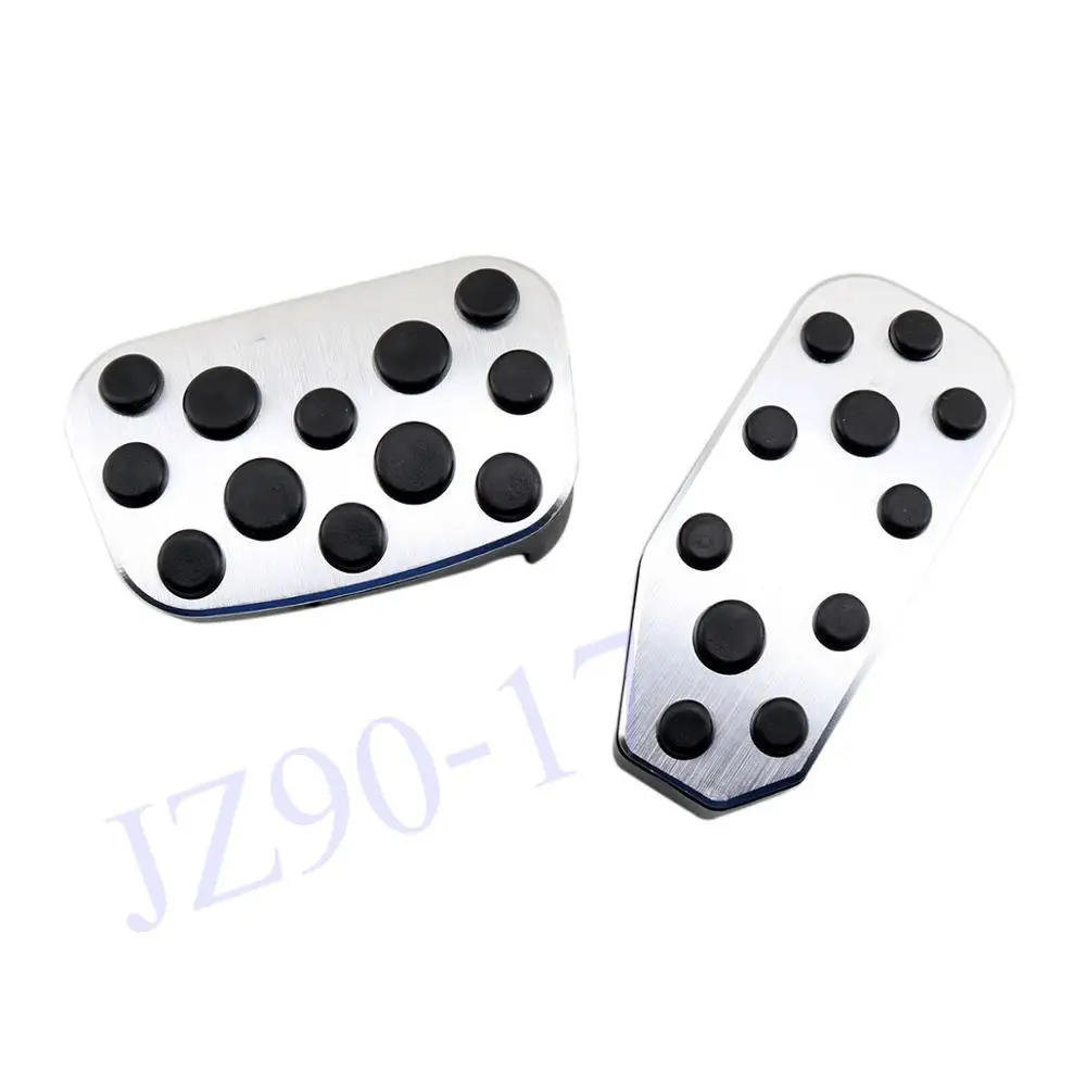 

Car Styling No Drilling Aluminum Alloy Accelerator Gas Pedal Cover Brake Pedal Fit For Toyota Alphard 2015 2016 2017 2018 2019