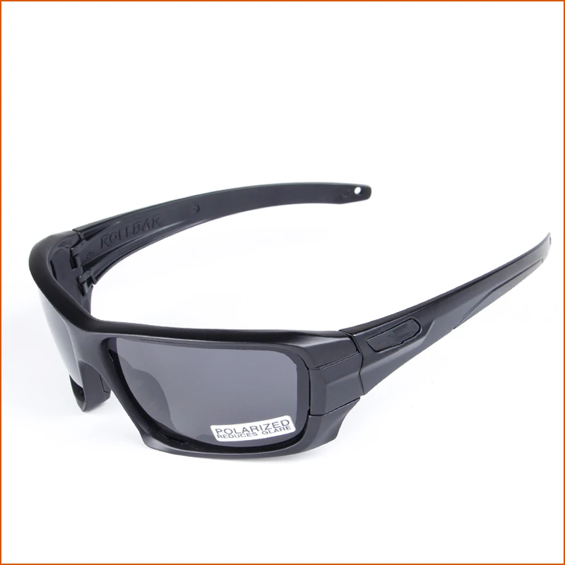 Lunettes de soleil polarisées tactiques pour hommes, style militaire TR90, balistique, anti-balle, uv400