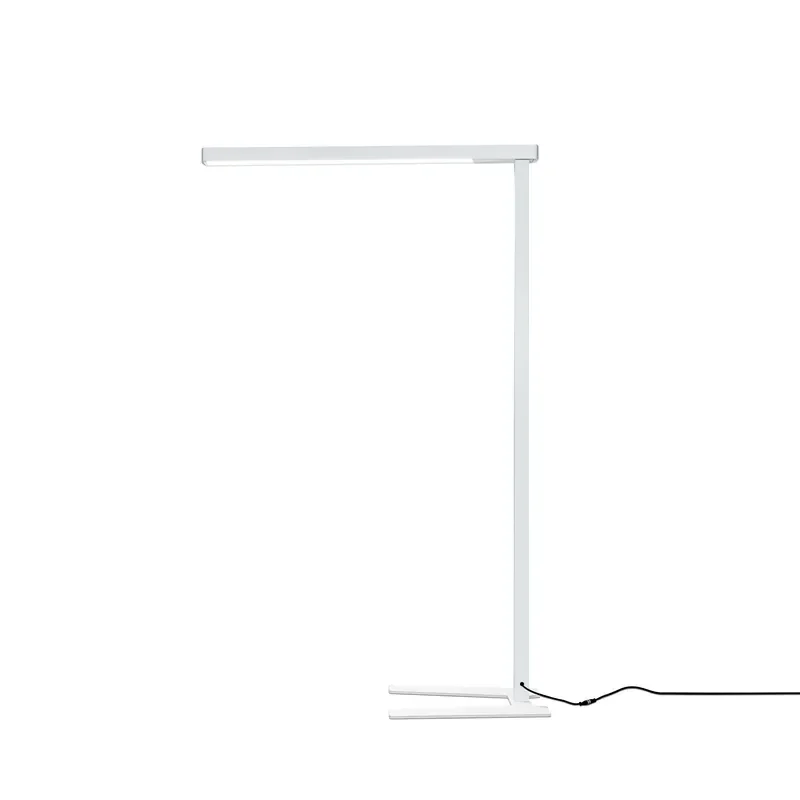 Modern LED Floor Lamp Aluminum Standing Light for Office Living Room Contemporary Design Ambient Lighting Fixture