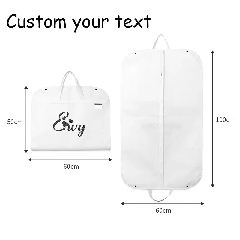 Personalised Embroidered Garment Bag Dress Suit Costume Prom Cover with Any Text, Ideal Gifts (23